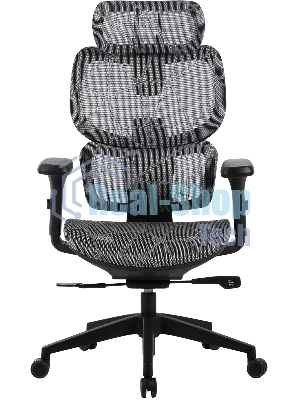 Кресло Cactus CS-MC555-GY черный, сетка