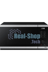 Микроволновая печь Samsung MS23DG4504ATBW нержавеющая сталь/черный, 23 л, 800 Вт, переключатели - сенсор/поворотный механизм