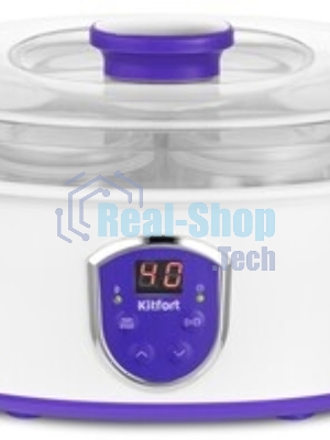 Йогуртница Kitfort КТ-2088-1 20Вт белый/фиолетовый