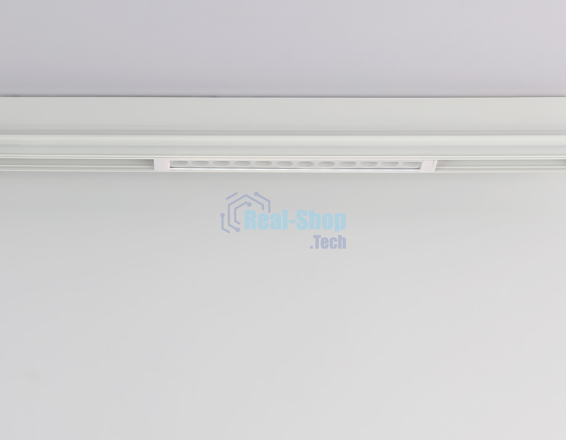 Управляемый светодиодный светильник для шинопровода Magnetic Ambrella light GL1301 WH белый IP20 12W 3000K-6400K 220V 24° 232*25*42 (Без ПДУ)