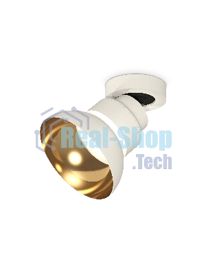Светильник Ambrella Light XM8101101 SWH/PYG/CL белый песок/золото желтое полированное/прозрачный GX53