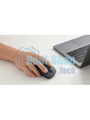 Мышь беспроводная Xiaomi Wireless Mouse Comfort Edition черный, 1200 dpi, радиоканал, USB, кнопки - 3