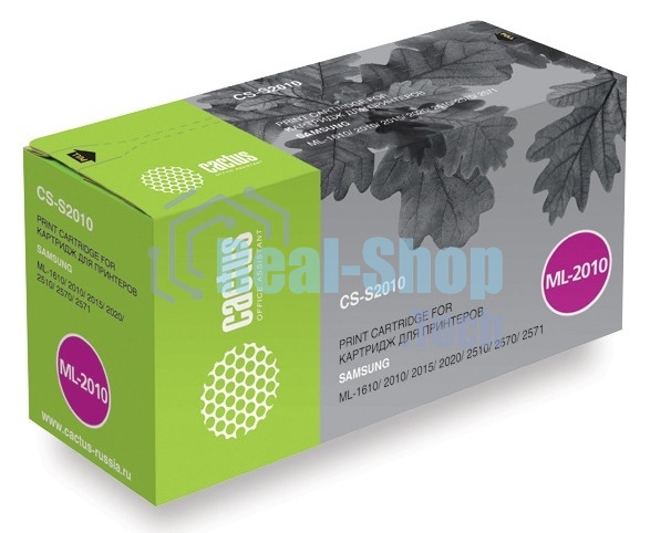 Картридж лазерный Cactus CS-S2010 черный (3000 стр.) для Samsung ML-1610/2010/2015/2020/2510/2570/2571
