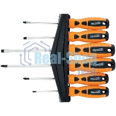 Набор отверток Sparta 11782''point'' crv двухкомпонентные рукоятки 6 шт