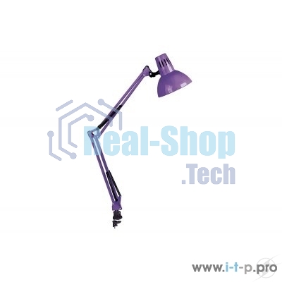 Светильник Camelion KD-312 C12 фиолетовый (настольный, 230V 60W, E27)