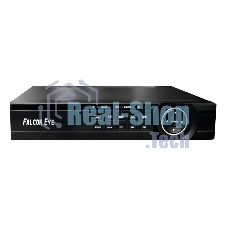 Видеорегистратор Falcon Eye FE-MHD2104 4 канальный 5 в 1 регистратор: запись 4кан 5Мп Lite*12k/с; 1080P*15k/с; 720P*25k/с; Н.264/H.265/H265+; HDMI, VGA, SATA*1 (до 10Tb HDD), 2 USB; Аудио 1/1; Смарт функции записи и в