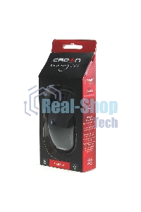 Мышь проводная Crown CMM-31 черный, 1000 dpi, USB, кнопки - 3