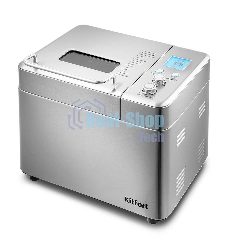 Хлебопечка KitFort КТ-304, нержавеющая сталь