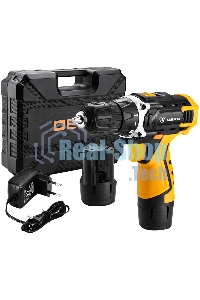 Дрель-шуруповерт аккумуляторная Deko DKCD12FU-Li, 20В, 2 АКБ, Кейс