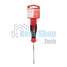 Отвертка шлицевая Rexant SL 3х75 мм, трехкомпонентная рукоятка сталь, S2