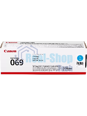 Картридж лазерный Canon 069C (5093C002) голубой (1900 стр.) для Canon MF752Cdw/754Cdw, LBP673Cdw