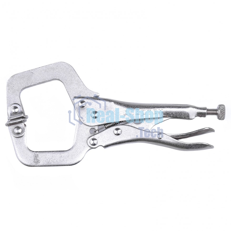 Зажим Сибртех ручной увеличенный захват подвижные губки 170мм