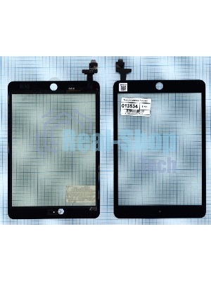 Сенсорное стекло (тачскрин) Ipad mini 3 (retina) + IC (A1599, A1600), черное
