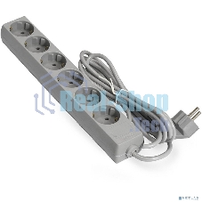 Сетевой фильтр ExeGate EX285835RUS ECE-6-5G (6 евророзетки с заземлением, 5 м, серый)