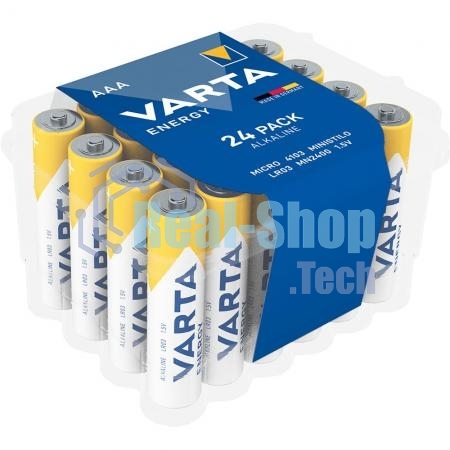 Батарея Varta Energy LR03 BOX24 AAA (24шт) блистер