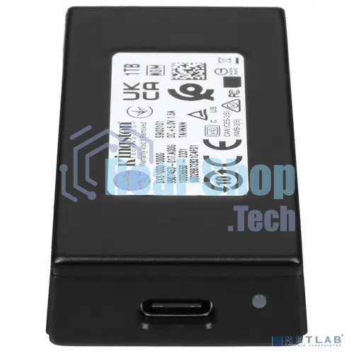 Внешний SSD Kingston XS1000, 1Tb, USB Type-C 3.1, R/W 1050 МБ/с/ 1000 МБ/с черный
