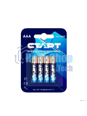 Батарейки СТАРТ LR03-BL8 BLUE 96/960, AAA, 4+4 шт. на блистере