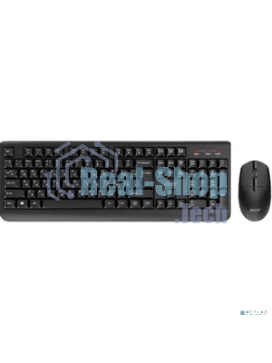 Комплект клавиатура+мышь Acer OCC401 беспроводной, USB, 1600 DPI, чёрный
