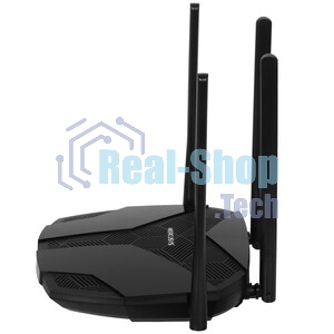 Роутер Mercusys MR70X AX1800 Dual-Band WiFi 6 Router, 574 Mbps at 2.4 GHz + 1201 Mbps at 5 GHz,4× Fixed External Antennas, 3× Gigabit LAN Ports, 1× Gigabit WAN Port, 1024-QAM, OFDMA, Router/Access Point Mode, MU-MIMO, WPA3, TWT, BSS Color