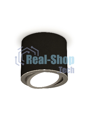 Светильник Ambrella Light XS7402002 SBK/PSL черный песок/серебро полированное MR16 GU5.3 (C7402, N7003)