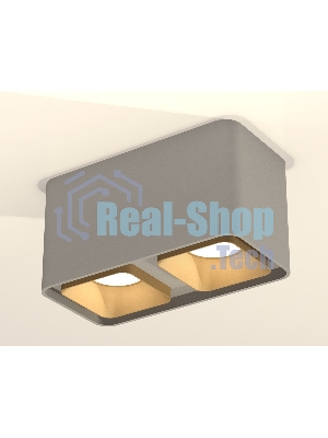 Светильник Ambrella Light XS7852004 SGR/SGD серый песок/золото песок MR16 GU5.3 (C7852, N7704)