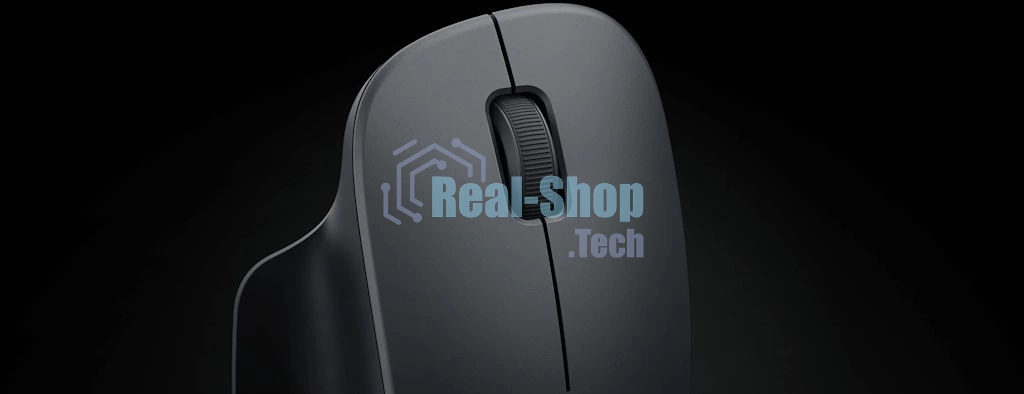 Мышь беспроводная Xiaomi Wireless Mouse Comfort Edition черный, 1200 dpi, радиоканал, USB, кнопки - 3