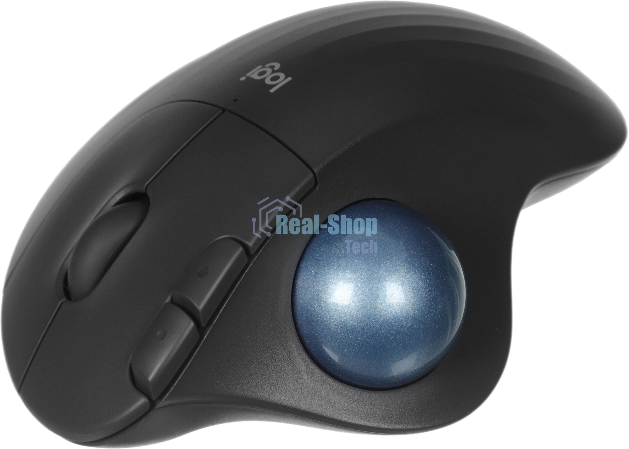 Трекбол Logitech M575S черный оптическая 2000dpi беспров. BT/Radio USB2.0 (910-007035)