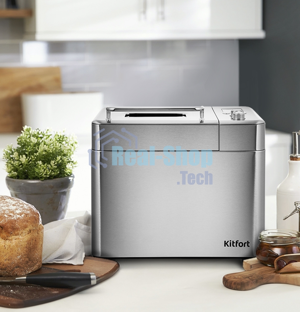 Хлебопечка KitFort КТ-304, нержавеющая сталь