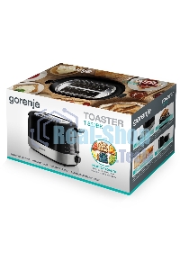 Тостер Gorenje T850BK 850Вт черный/серебристый
