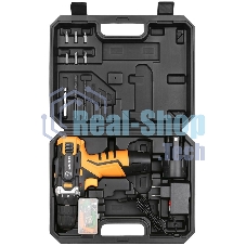 Дрель-шуруповерт аккумуляторная Deko DKCD12FU-Li, 20В, 2 АКБ, Кейс