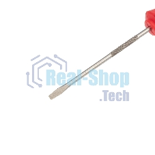 Отвертка шлицевая Rexant SL 3х75 мм, трехкомпонентная рукоятка сталь, S2