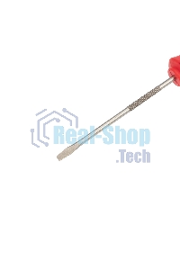 Отвертка шлицевая Rexant SL 3х75 мм, трехкомпонентная рукоятка сталь, S2