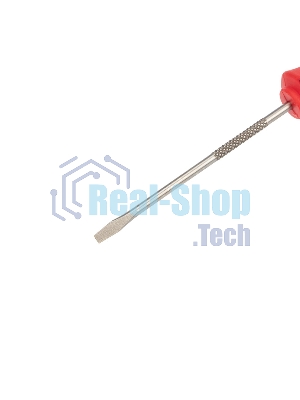 Отвертка шлицевая Rexant SL 3х75 мм, трехкомпонентная рукоятка сталь, S2