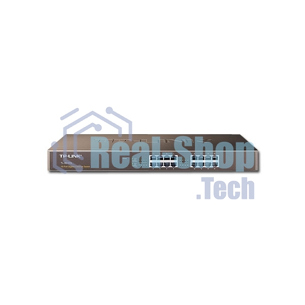 Коммутатор TP-Link SMB TL-SG1016 Коммутатор 16-port Gigabit Switch, 1U 19-inch rack-mountable steel case