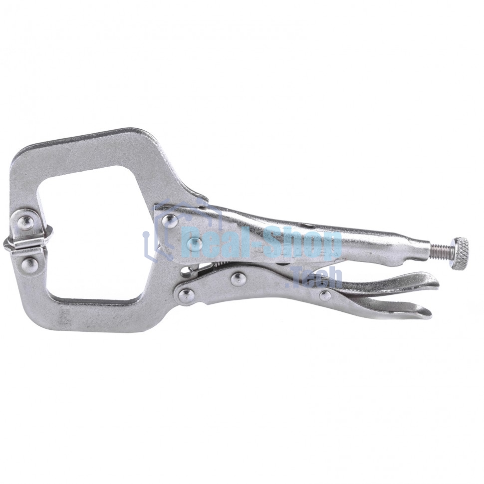 Зажим Сибртех ручной увеличенный захват подвижные губки 170мм