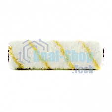 Валик сменный Matrix полиакрил желтая полоса, 180 мм, ворс 12 мм, D 36 мм, D руч.6 мм