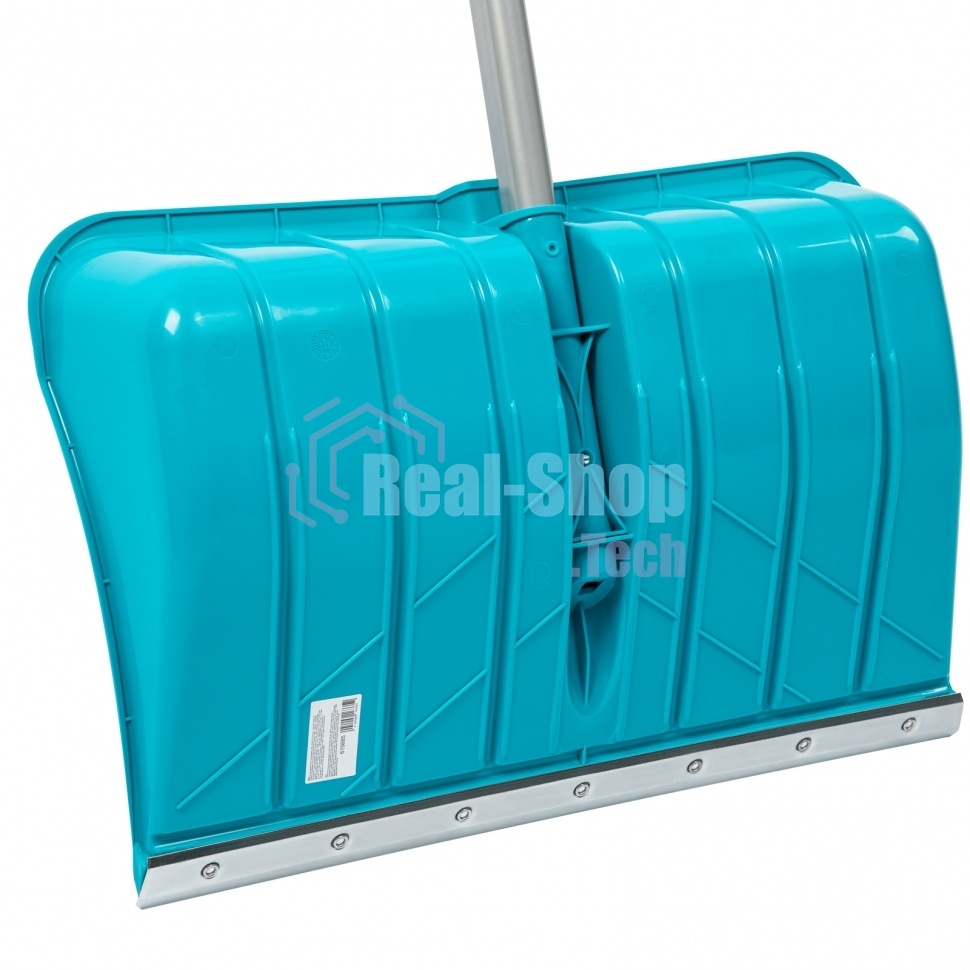 Лопата для уборки снега пластиковая LUXE, 540х375х1520 мм, стальной черенок Palisad