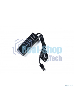 Разветвитель USB KS-is KS-728 4 порт. черный