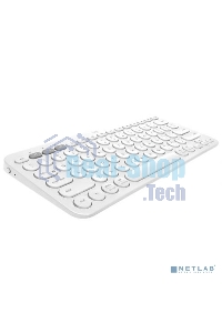 Клавиатура беспроводная Logitech K380, Bluetooth, белый