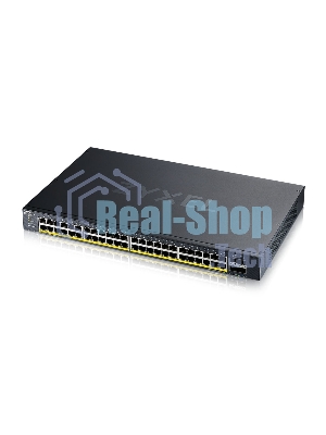 Коммутатор XGS1935-52HP, 52 Port Smart Managed PoE Switch, 48x Gigabit PoE and 4x 10G SFP+, hybrid mode, standalone or NebulaFlex Cloud, 375 Watt PoE