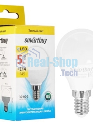 Светодиодная лампа Smartbuy FIL P45F-5W/3000/E14