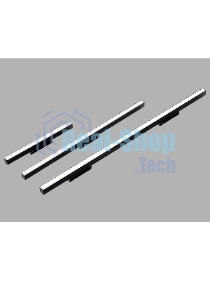 Трековый линейный светильник Ambrella light GL4455 BK черный IP20 10W 3CCT 3000-6000K SMART 48V 120° 304*22*45