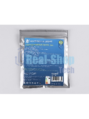 Светодиодная лента Ambrella light GS3403 2835 240Led/ 20W m/ 24V IP20 6500K/ 5000*10*1.2mm (2 конт.)