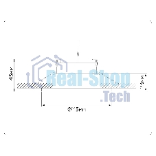 Светильник Ambrella light TN51912 WH/GD белый/золото GX53 max 12W D115*23
