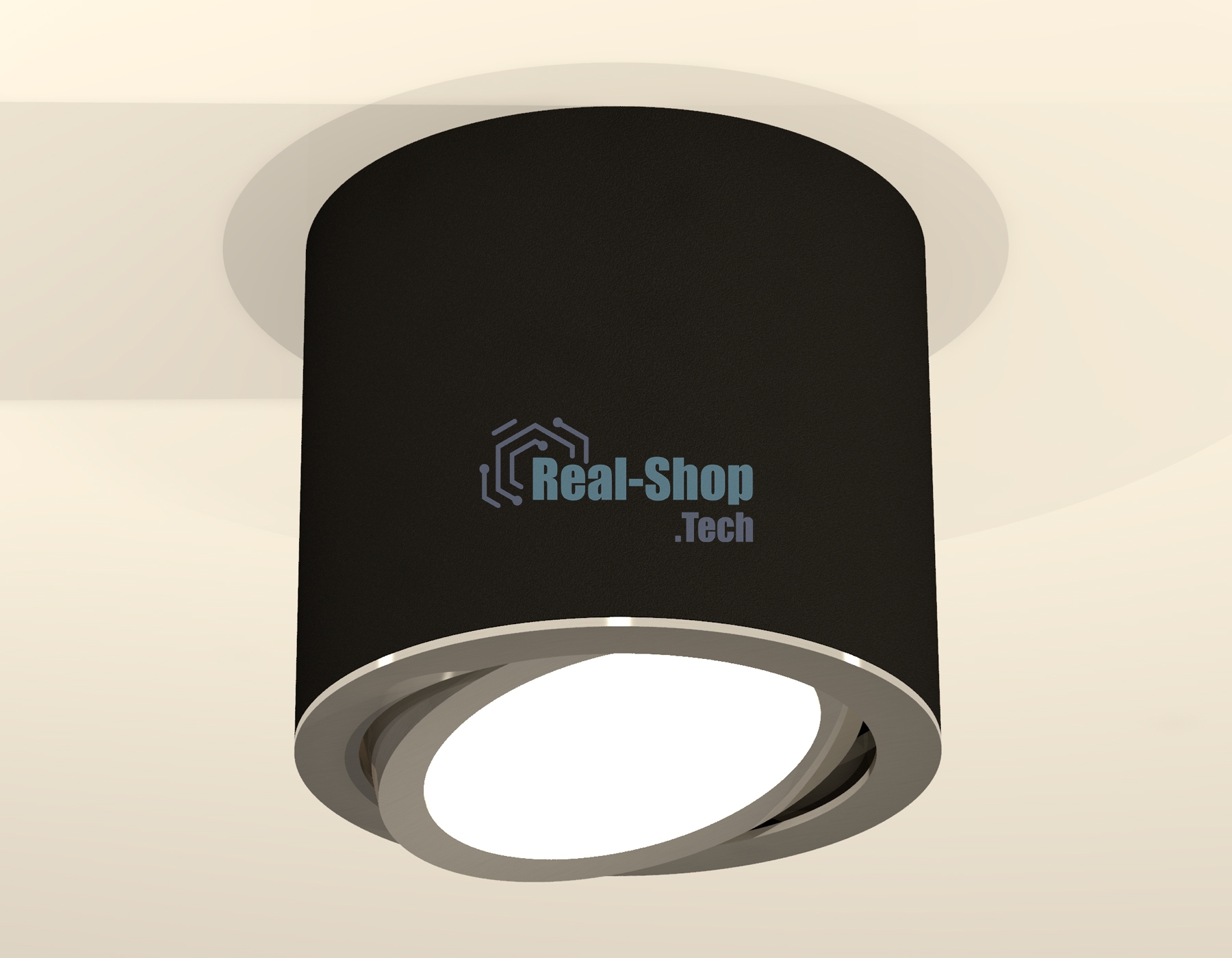Светильник Ambrella Light XS7402002 SBK/PSL черный песок/серебро полированное MR16 GU5.3 (C7402, N7003)