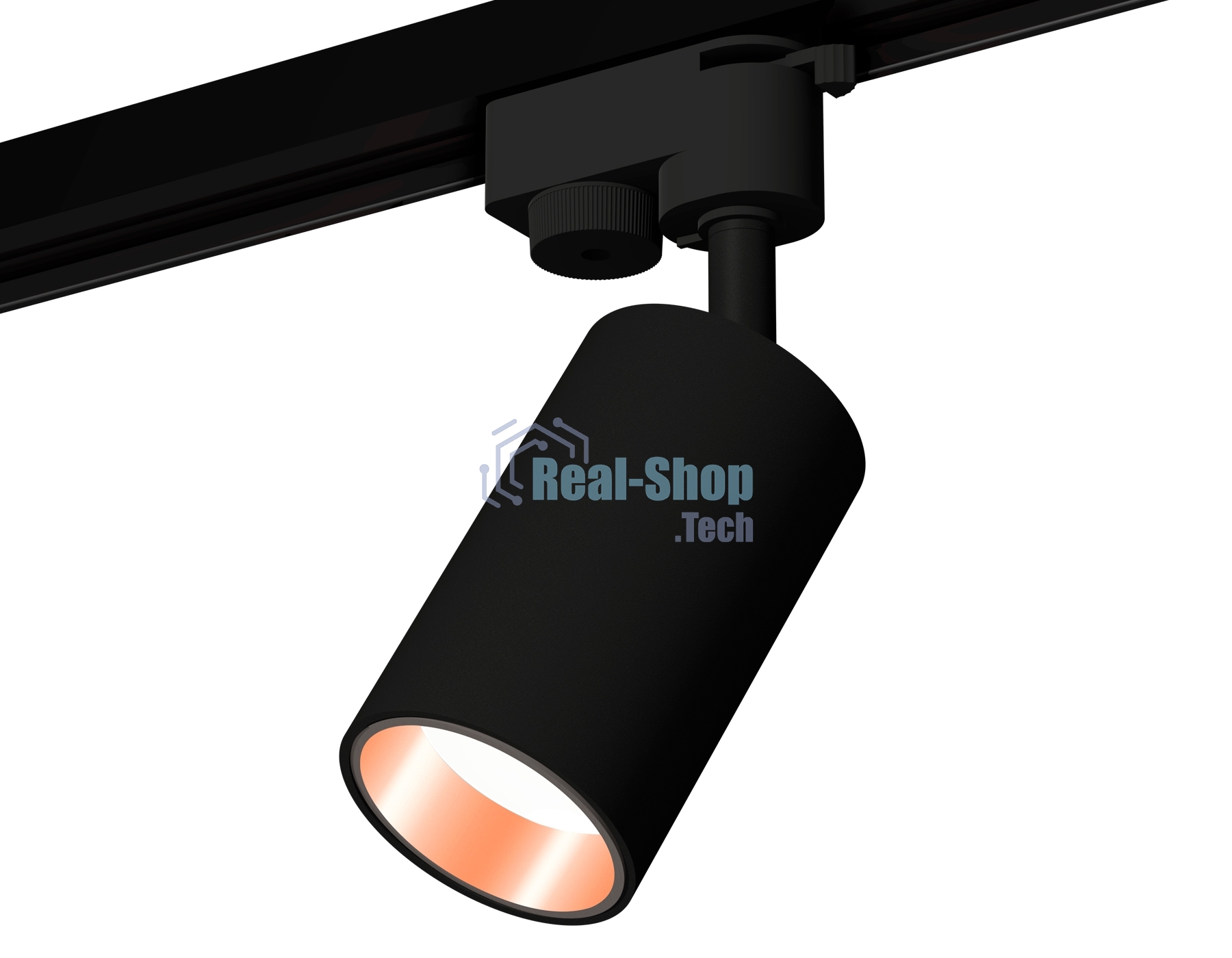 Светильник Ambrella light XT6323024 SBK/PPG черный песок/золото розовое полированное MR16 GU5.3 (A2521, C6323, N6114)