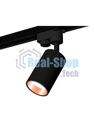 Светильник Ambrella light XT6323024 SBK/PPG черный песок/золото розовое полированное MR16 GU5.3 (A2521, C6323, N6114)