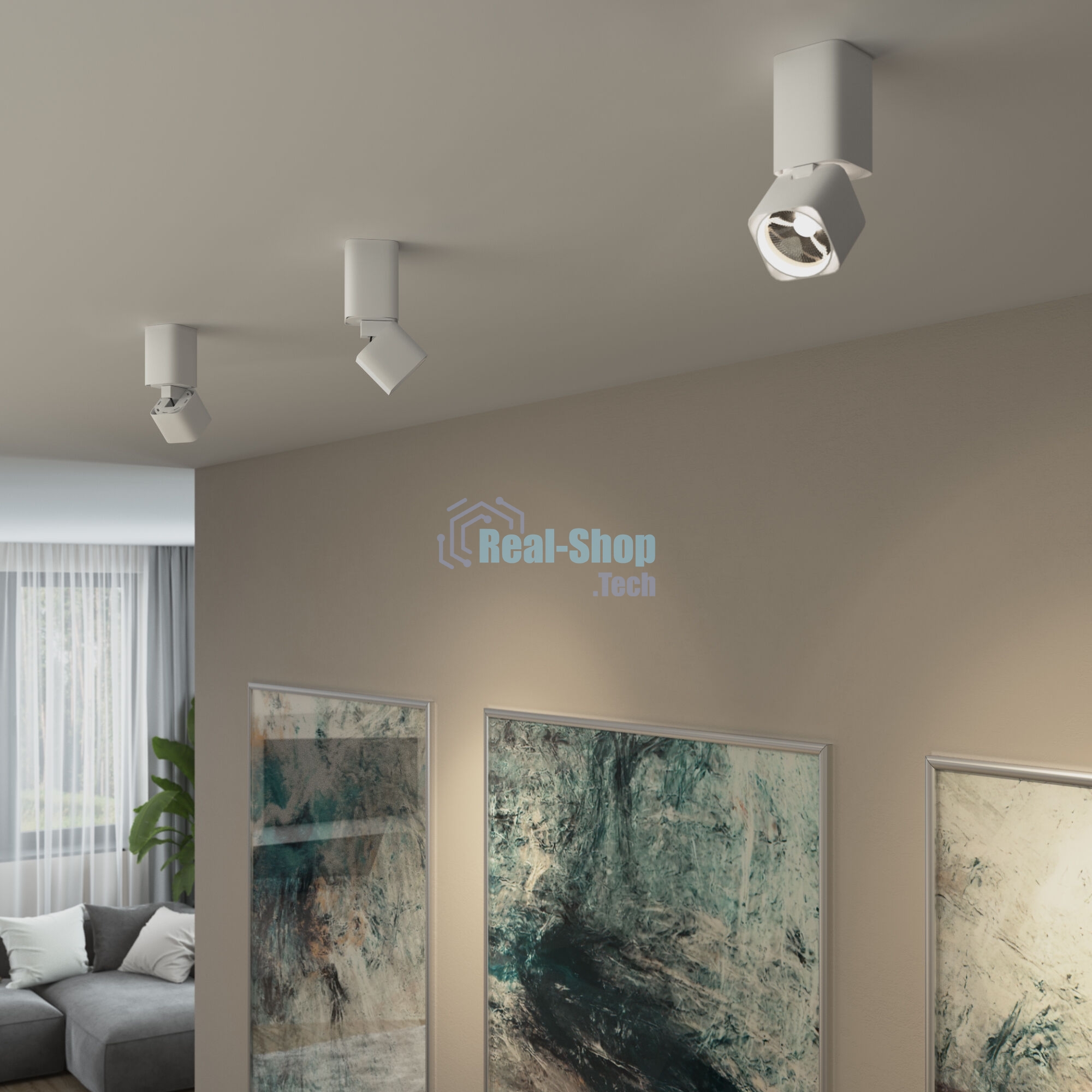 Светильник потолочный светодиодный 25043/LED 10W 4000K белый