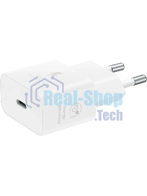 Сетевое зарядное устройство Samsung EP-T2510 25W Type-C белый + cable