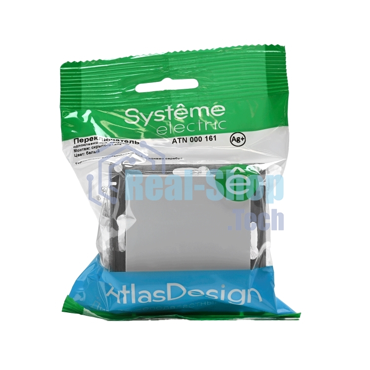 Механизм переключателя 1-кл. AtlasDesign (сх.6) 10АХ бел. SchE ATN000161